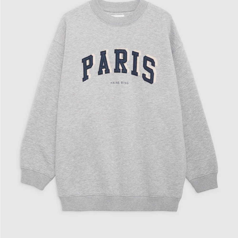 Anine Bing - Tyler Sweatshirt Paris - Size Small
